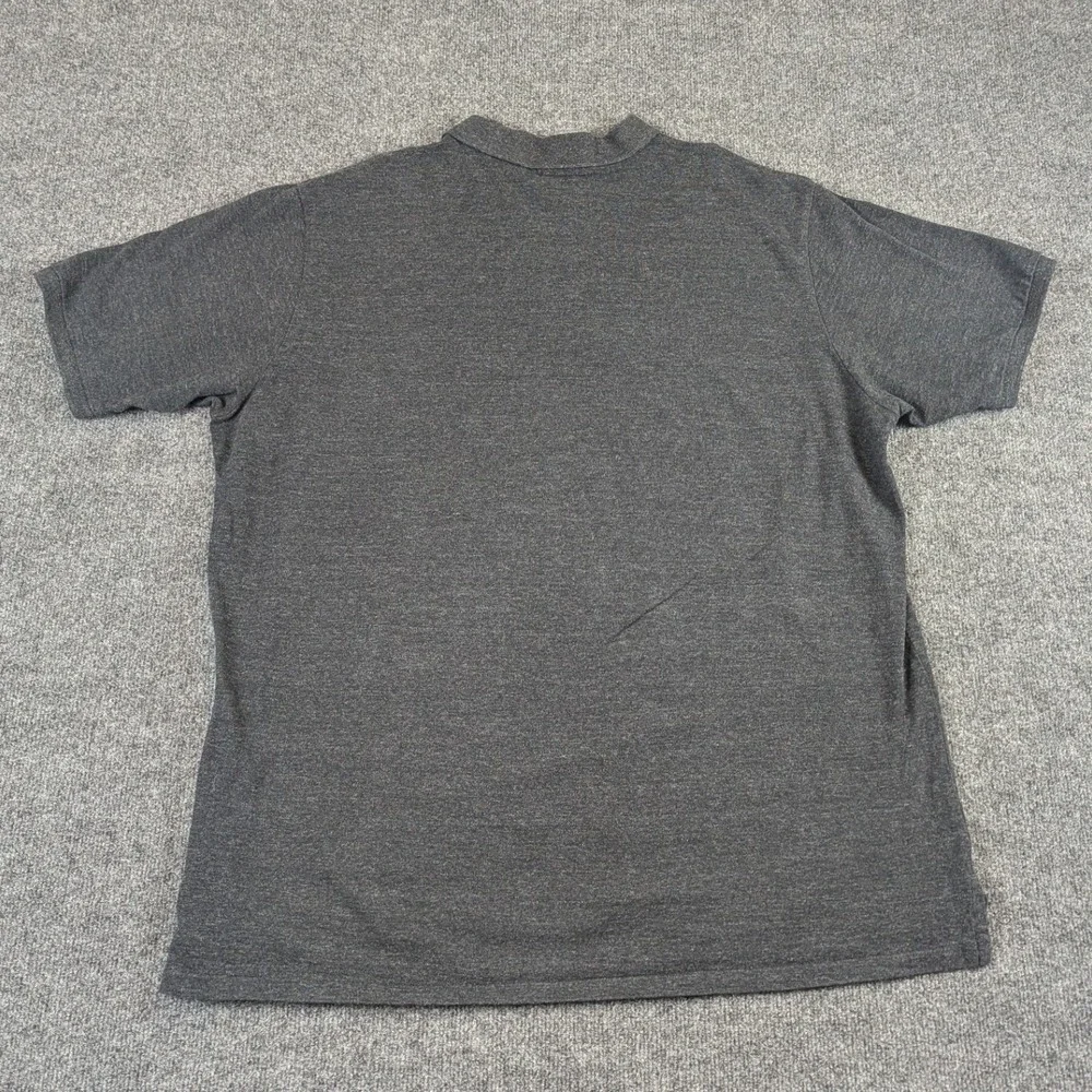 Polo Ralph Lauren Mens 3XLT Charcoal Gray Heather Short Sleeve Polo Shirt